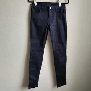J Brand Indigo Blue Stretch Straight Leg Pants